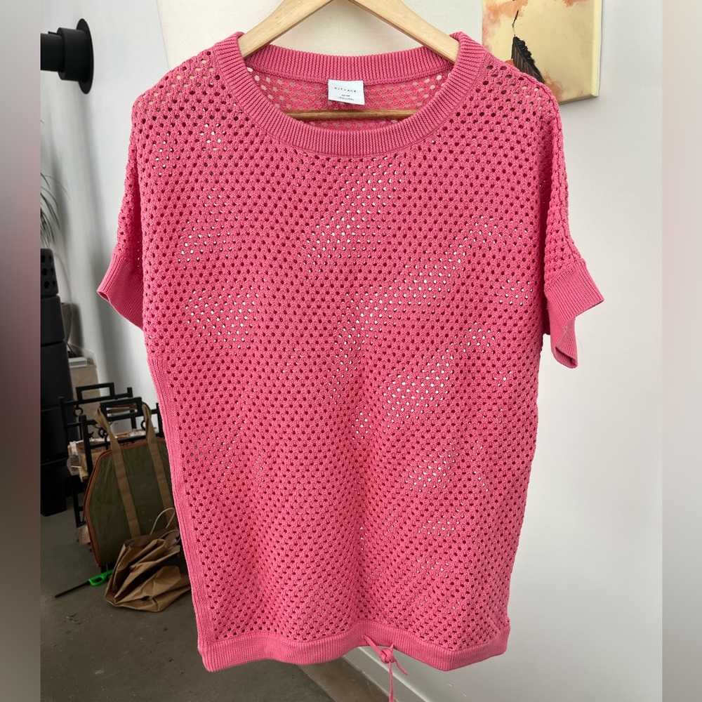 Kit + Ace Pink Summer Knit Top